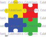 587 - Puzzle Piece