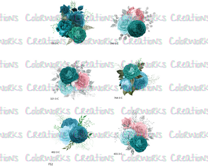 FS2 - Floral Bouquet Full Sheet