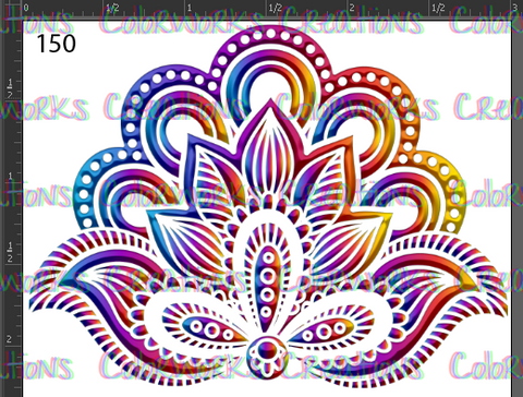 150 - Rainbow Lotus