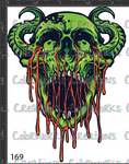 169 - Skull with Horns