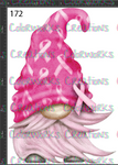 172 - Breast Cancer Awareness Gnome