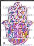 25 - Rainbow Hamsa