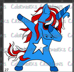 27 - Patriotic Unicorn