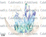 338 - Moon with Crystals