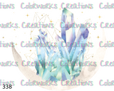 338 - Moon with Crystals