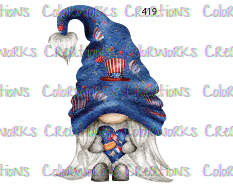 419 - Fourth of July Gnome