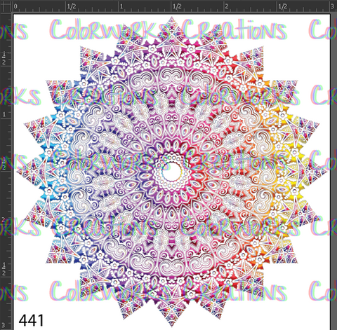 441 - Rainbow Mandala