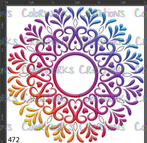 472 - Rainbow Mandala