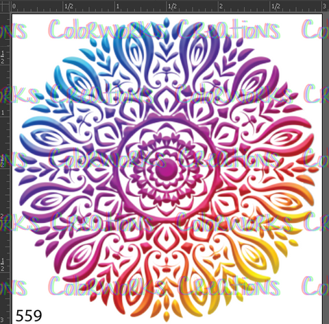 559 - Rainbow Mandala