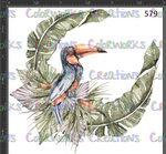 579 - Tropical Bird Floral