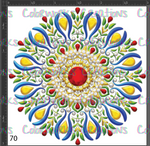 70 - Mandala with Gems