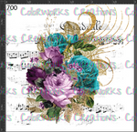 700 - Flowers with Sheet Music