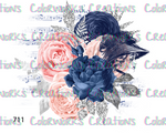 711 - Flowers with Sheet Music