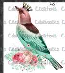 765 - Bird with Flowers