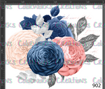 902 - Floral Bouquet with Text