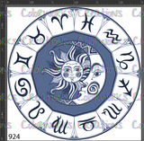 924 - Zodiac Wheel