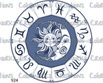 924 - Zodiac Wheel