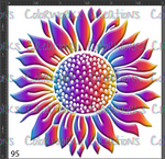 95 - Rainbow Sunflower